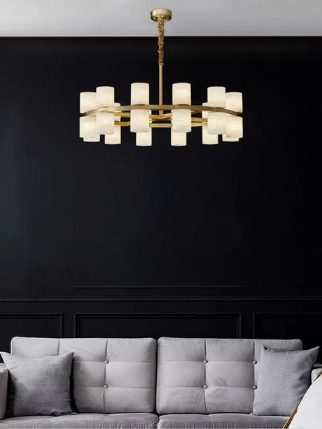Marble hanging lamp