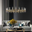 Maribel Farmhouse Glass Chandelier for Dining Room