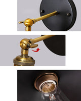 Vintage style wall lamp for restaurants