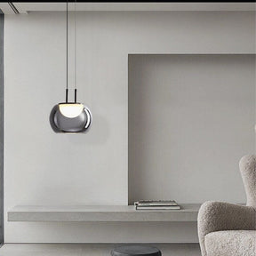 semi-flush mount glass chandelier for dining room statement decor