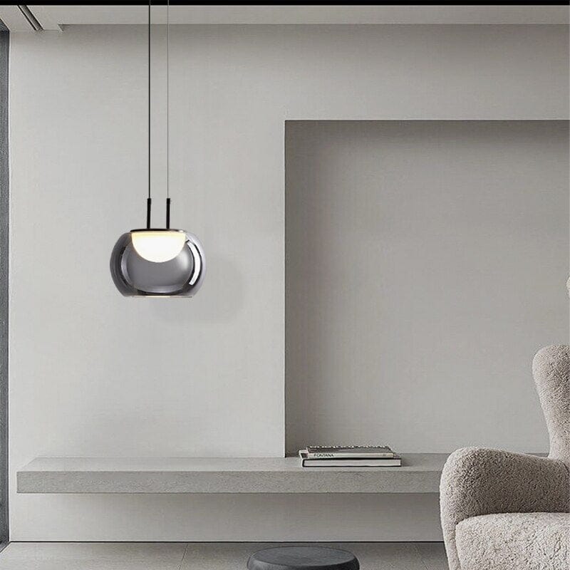 semi-flush mount glass chandelier for dining room statement decor