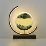 TerraGlow sculptural sand art lamp dimensions reference