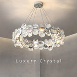 adjustable chain crystal chandelier