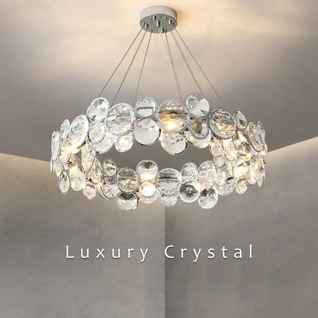 adjustable chain crystal chandelier