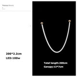 Lyra Dome LED Postmodern Gold Chrome Elegant Ceiling Light - OpalDwell
