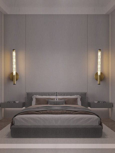 Minimalist lighting fixture close-up