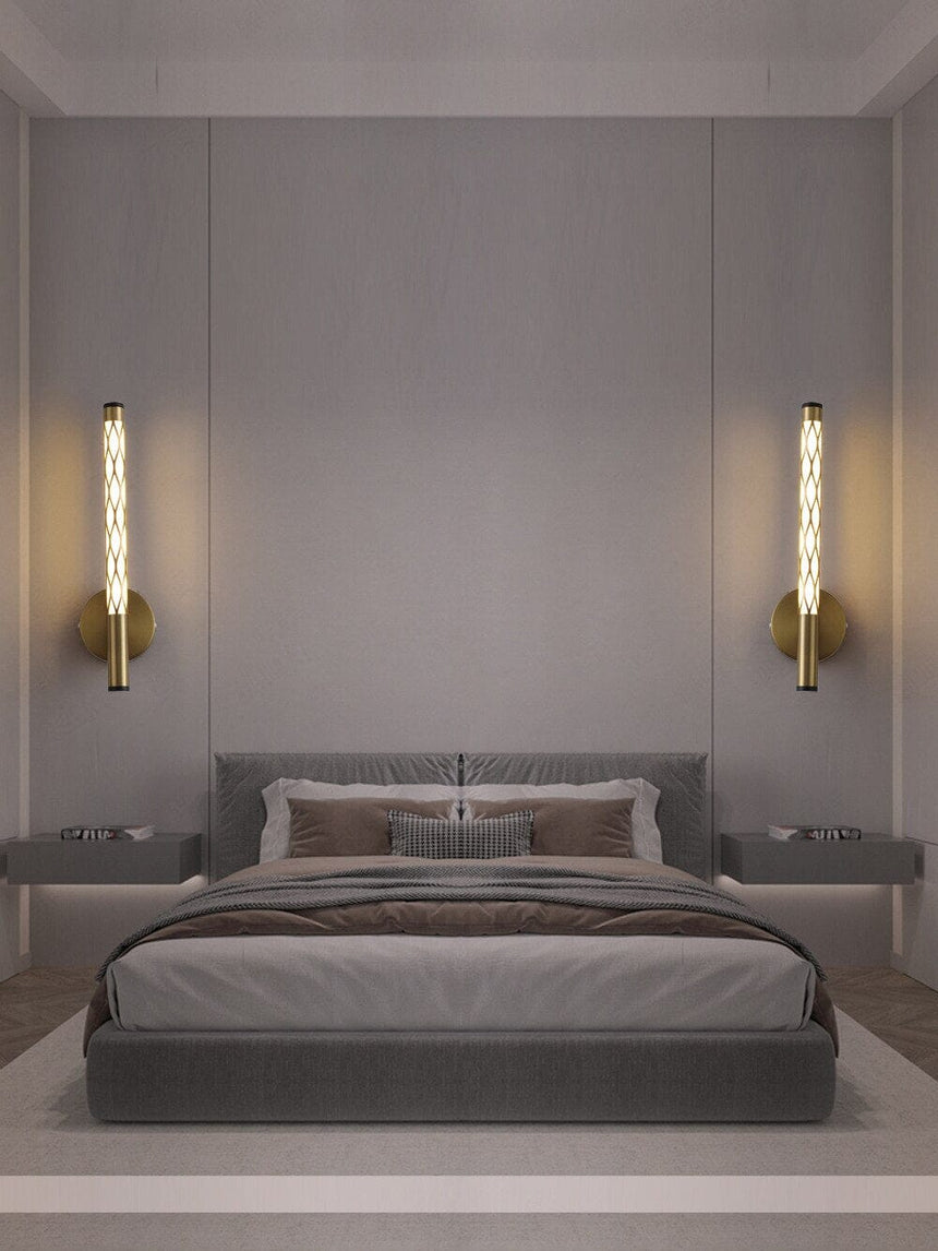 Minimalist lighting fixture close-up