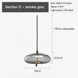 Aurum Pendant Light – Glass Stone Fixture Design