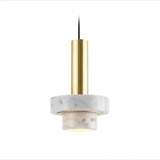 Marble pendant light additional angle view