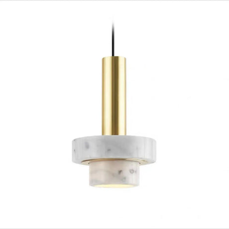 Marble pendant light additional angle view