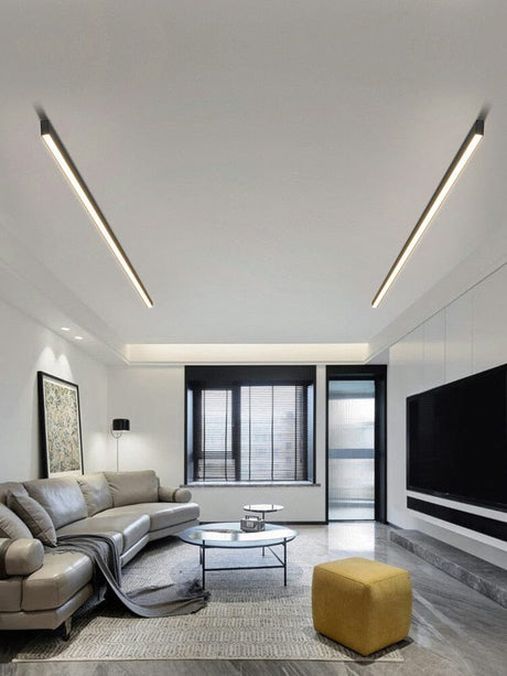 LED strip fixture for entryway