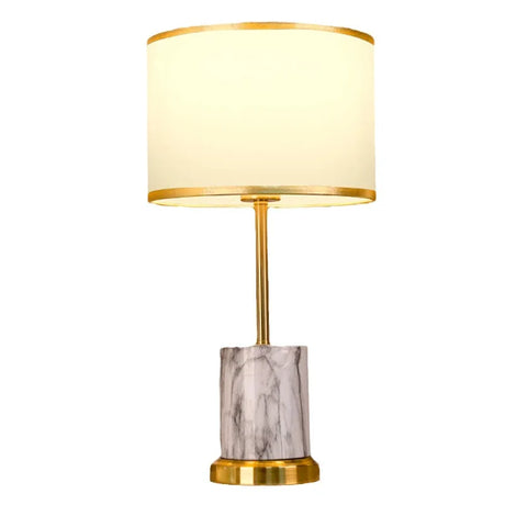 Fabric desk lamp adjustable brightness control