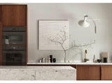 frosted glass shade wall lamp for study room decor