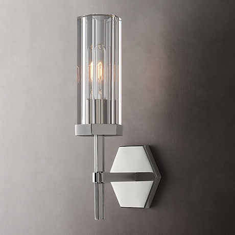 Crystal Wall Sconce finish detail – additional angle
