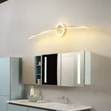 Led bathroom mirror wall light - glare-free acrylic shade
