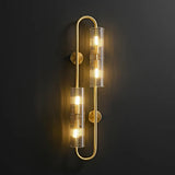 Decorative wall fixture in a living room