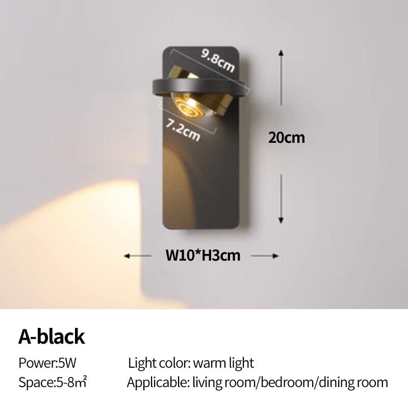 Living room accent light with iron body
