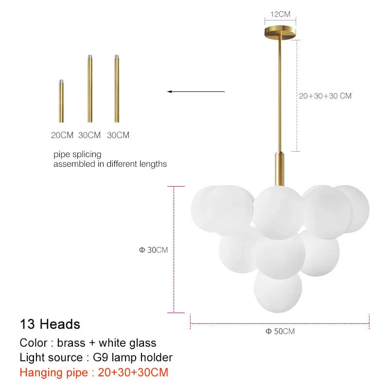 Iron Pendant Light for Living Room Decor OpalDwell