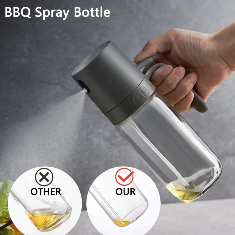 AureaMist Glass Oil Sprayer ergonomic handle detail - OpalDwell