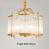 Copper Crystal Chandelier for Living Room
