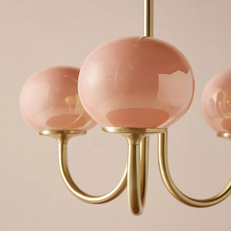 Glass Pendant Light with warm glow lighting | OroDwell