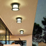 Retro Geometric Ceiling Light for Hallway Entryway