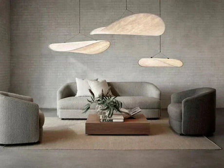 Metal Pendant Light Warm Contemporary Focal Point - OpalDwell
