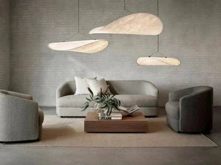 Textured Paper Pendant Light for Modern Homes