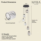 ambient crystal light fixture