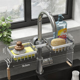Space aluminum shelf for shower organization