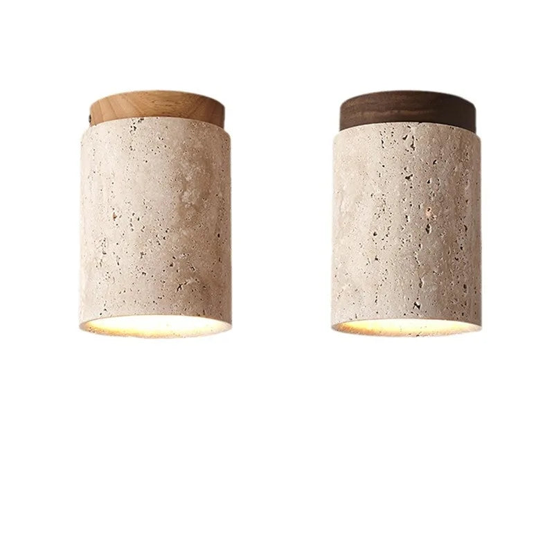 Travertine Chandelier Soft Ambient Glow for Living Room - OpalDwell