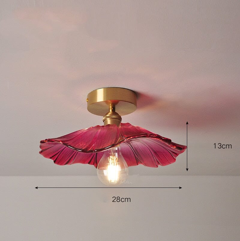 Liora Pendant Light Transparent Glass Petals