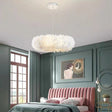 Averon White Pendant Light – woven Nordic design | OroDwell