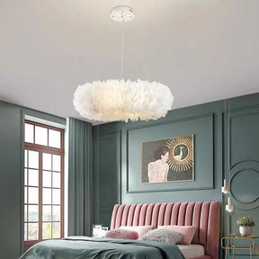 Averon White Pendant Light – woven Nordic design | OroDwell