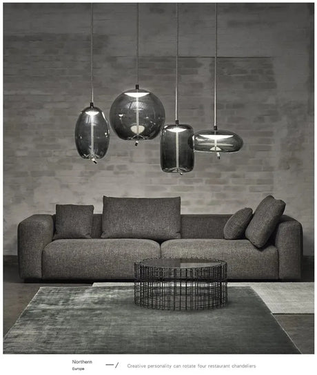 Aurum Glass Fixture for Cozy Living Spaces