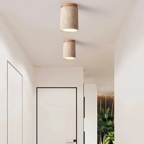 Stone Light Fixture for Living Spaces