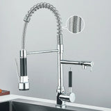 FluxSpout Dual Kitchen Mixer Tap single lever control - OpalDwell
