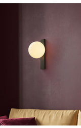 Wall Sconce Close-up of Copper Body Finish