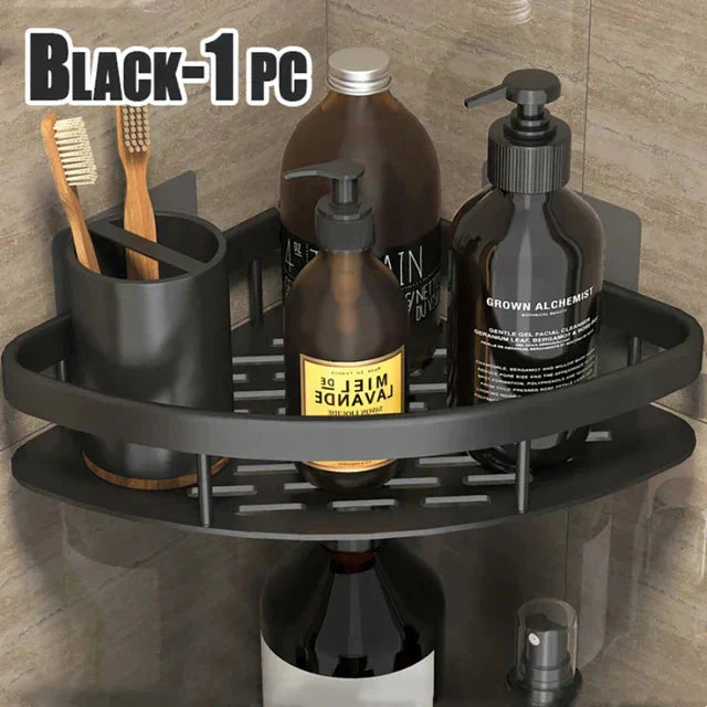 Corner bathroom shelf for small bathroom spaces