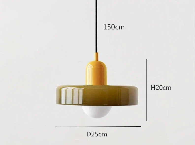 Glass Pendant Light Energy-Efficient LED Design
