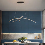 Aluminum Strip Pendant Light for Living Room Lighting | OroDwell
