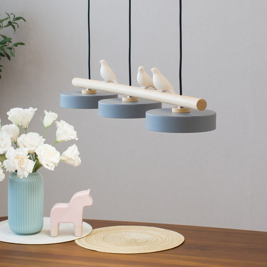 Bird Pendant Light Sculptural Silhouette View