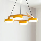 AeroNest Bird Round Chandelier | Multi-Material Fusion - OpalDwell