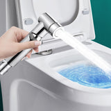 Handheld bidet spray faucet with easy installation design