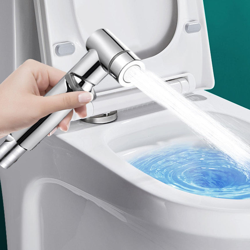 Handheld bidet spray faucet with easy installation design