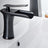 Brass waterfall bathroom faucet for small bathroom spaces