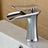 Brass waterfall bathroom faucet for contemporary home interiors