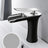 Brass waterfall bathroom faucet - chrome finish spout