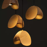 Artistic Wood Pendant Light For Living Room - OroDwell