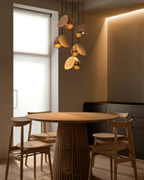 Warm Soft Glow Wood Pendant Light - OroDwell